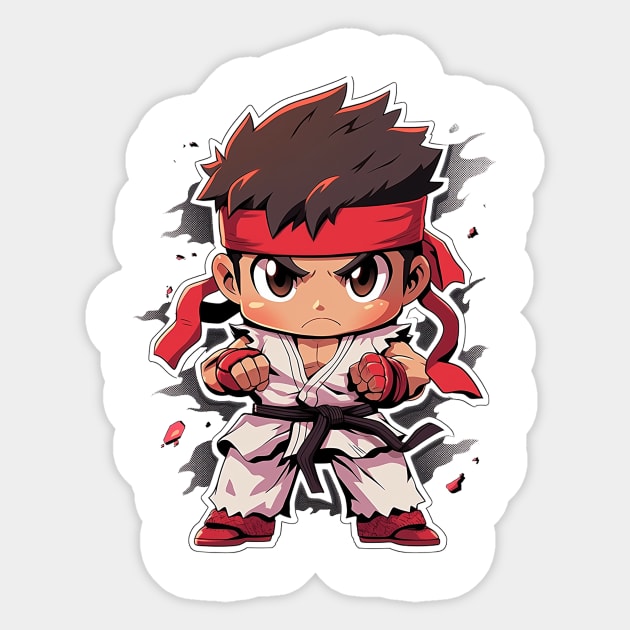 ryu Sticker by piratesnow